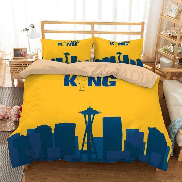 King Felix Seattle Mariners 3D Customized Duvet Cover Bedding Sets