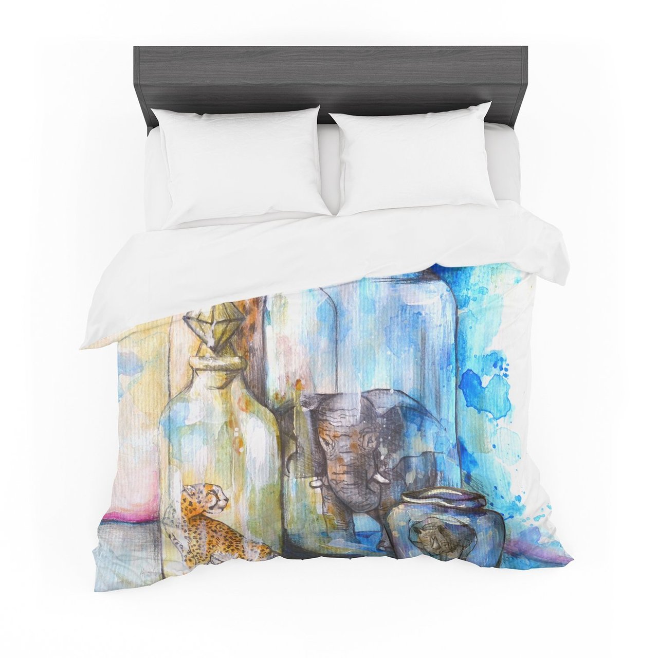 Kira Crees ‘Bottled Animals’ Cotton3D Customized Duvet Cover Bedding Sets