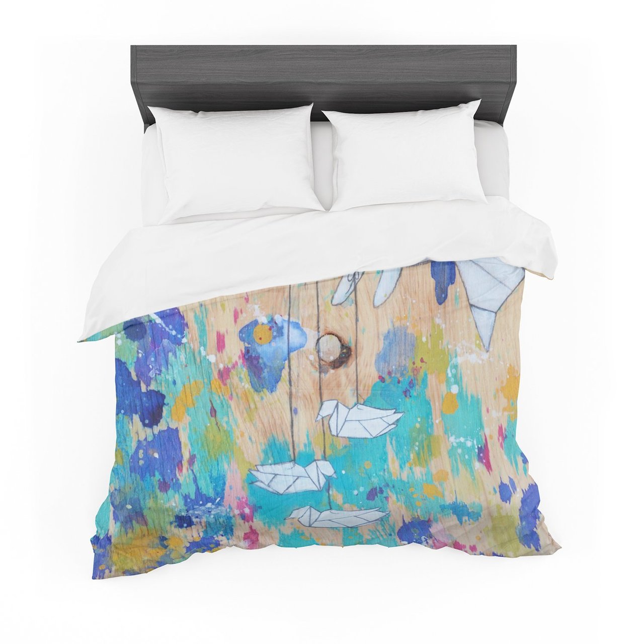 Kira Crees ‘Origamitrings’ Cotton3D Customized Duvet Cover Bedding Sets