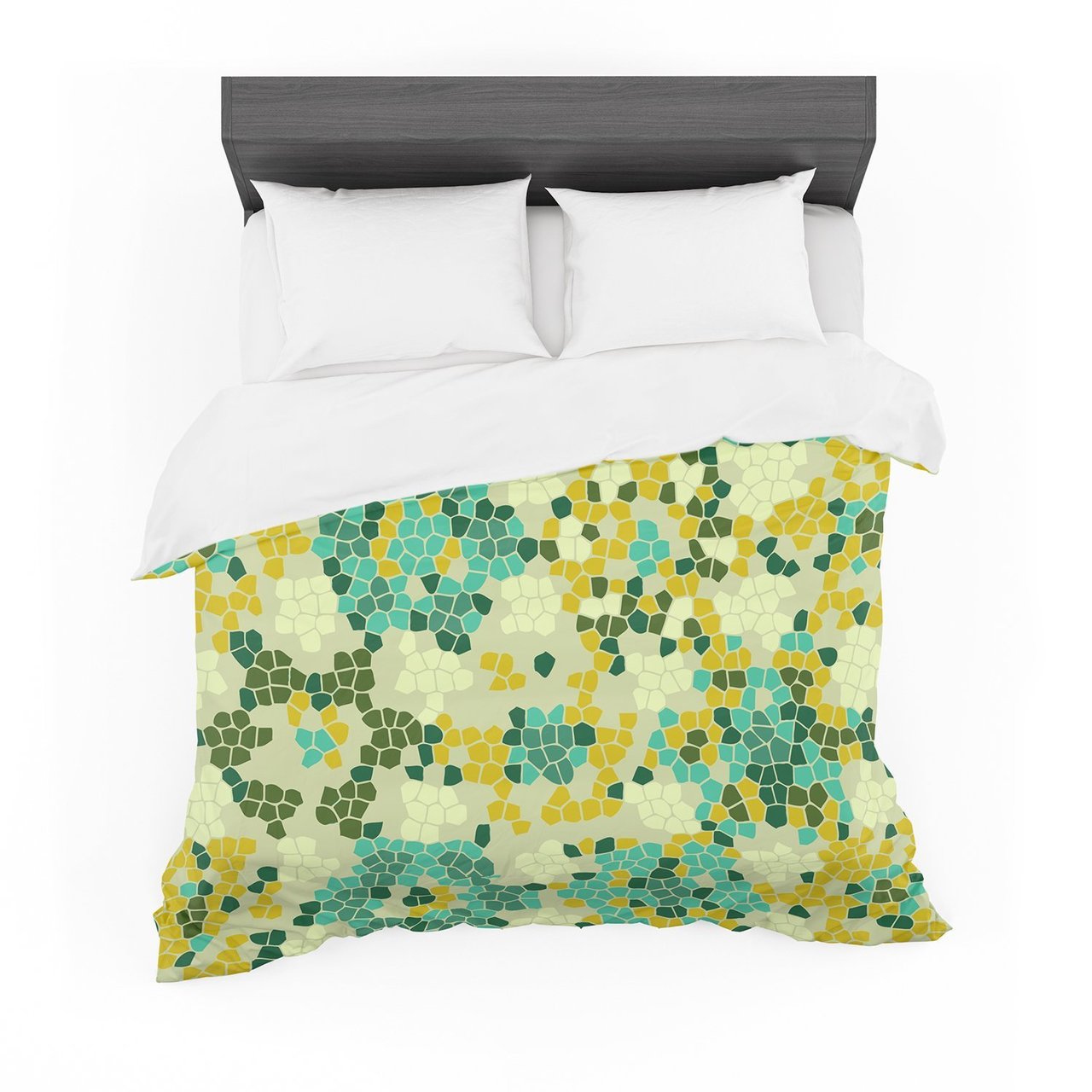 Laura Nicholson ‘Flower Garden Mosaic’ Cotton3D Customized Duvet Cover Bedding Sets