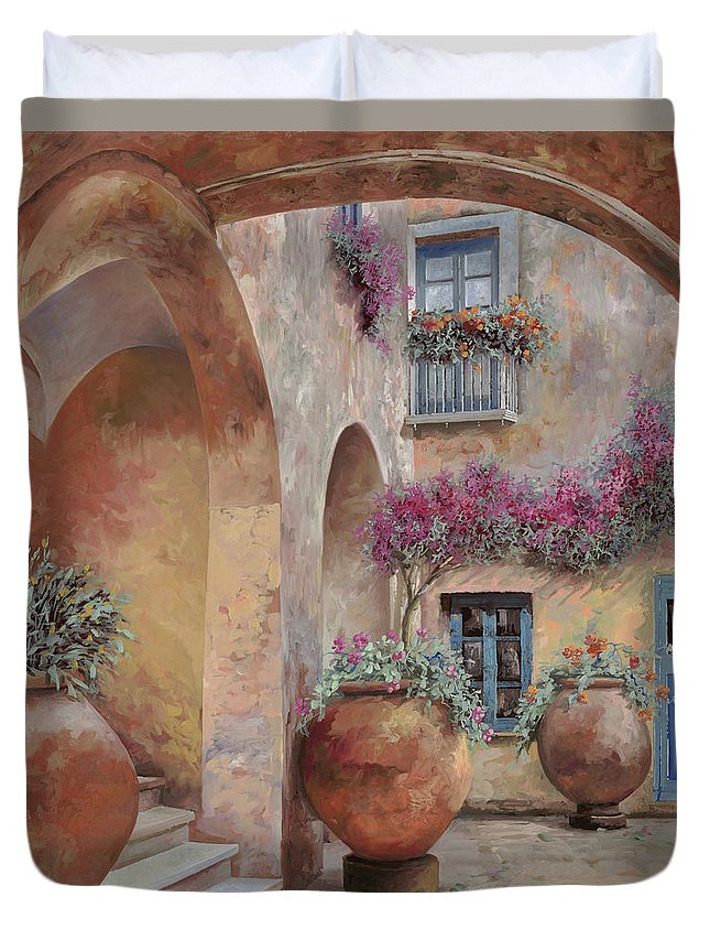 Le Arcate In Cortile 3D Customized Duvet Cover Bedding Sets