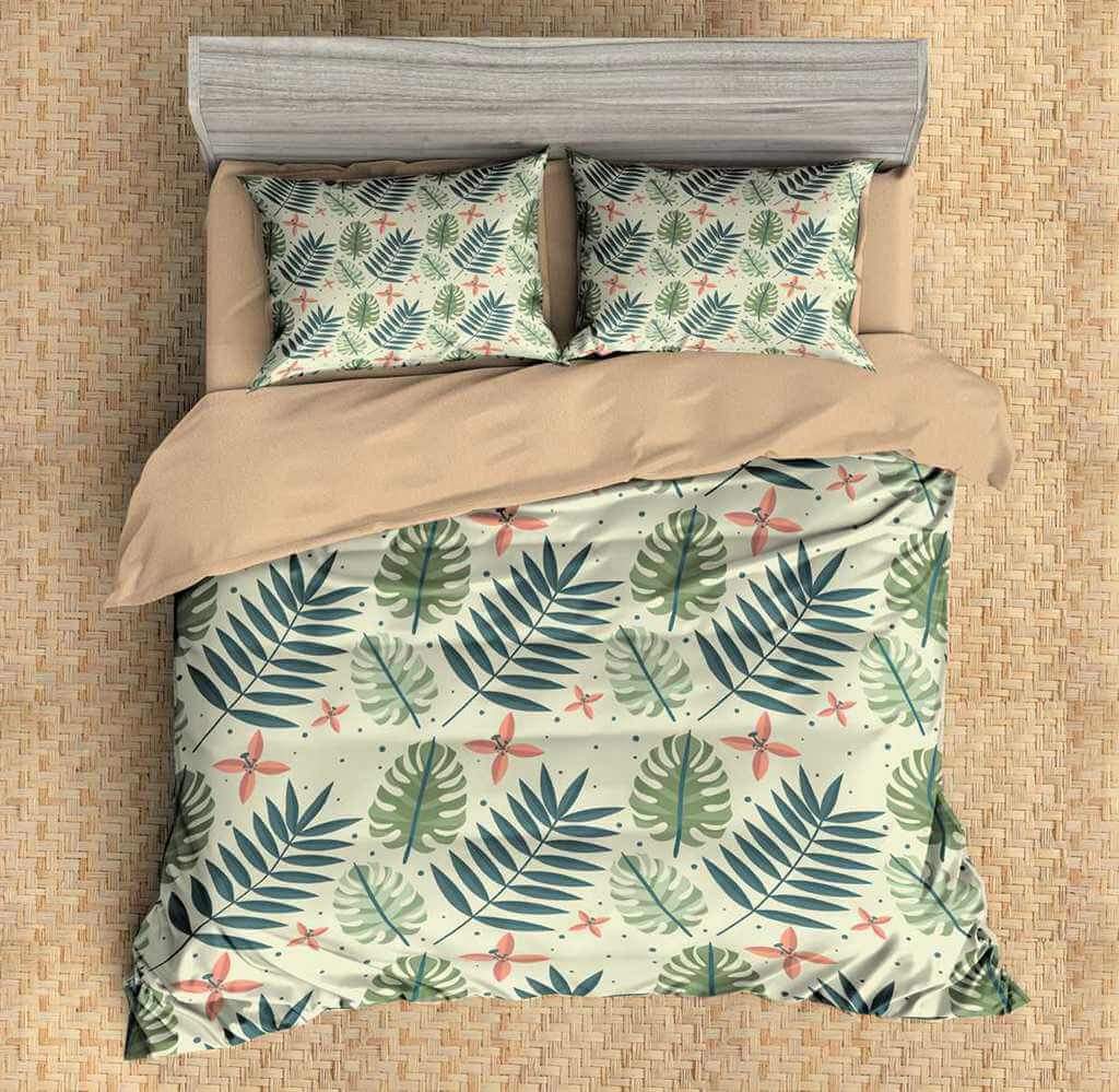 Leaves 2 3D Customized Duvet Cover Bedding Sets
