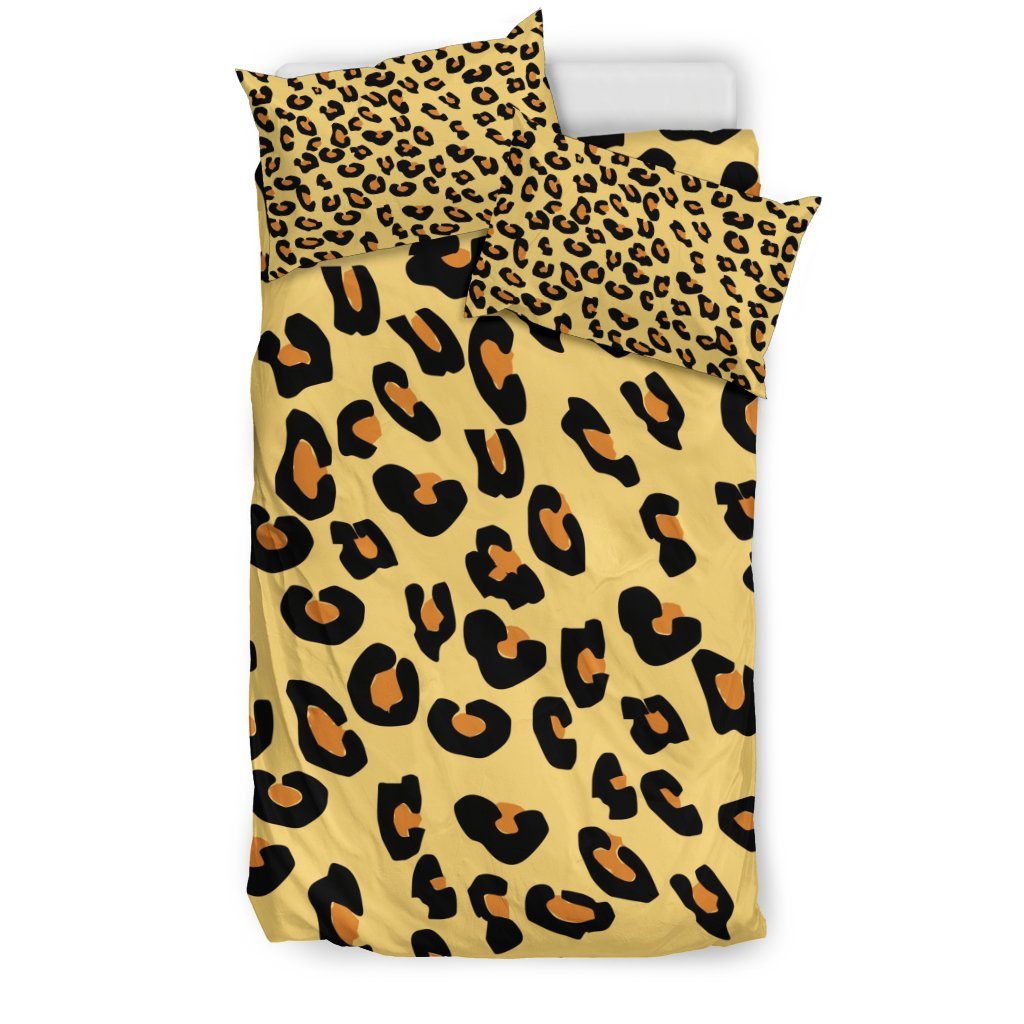 Leopardkin Print 3D Customized Duvet Cover Bedding Sets