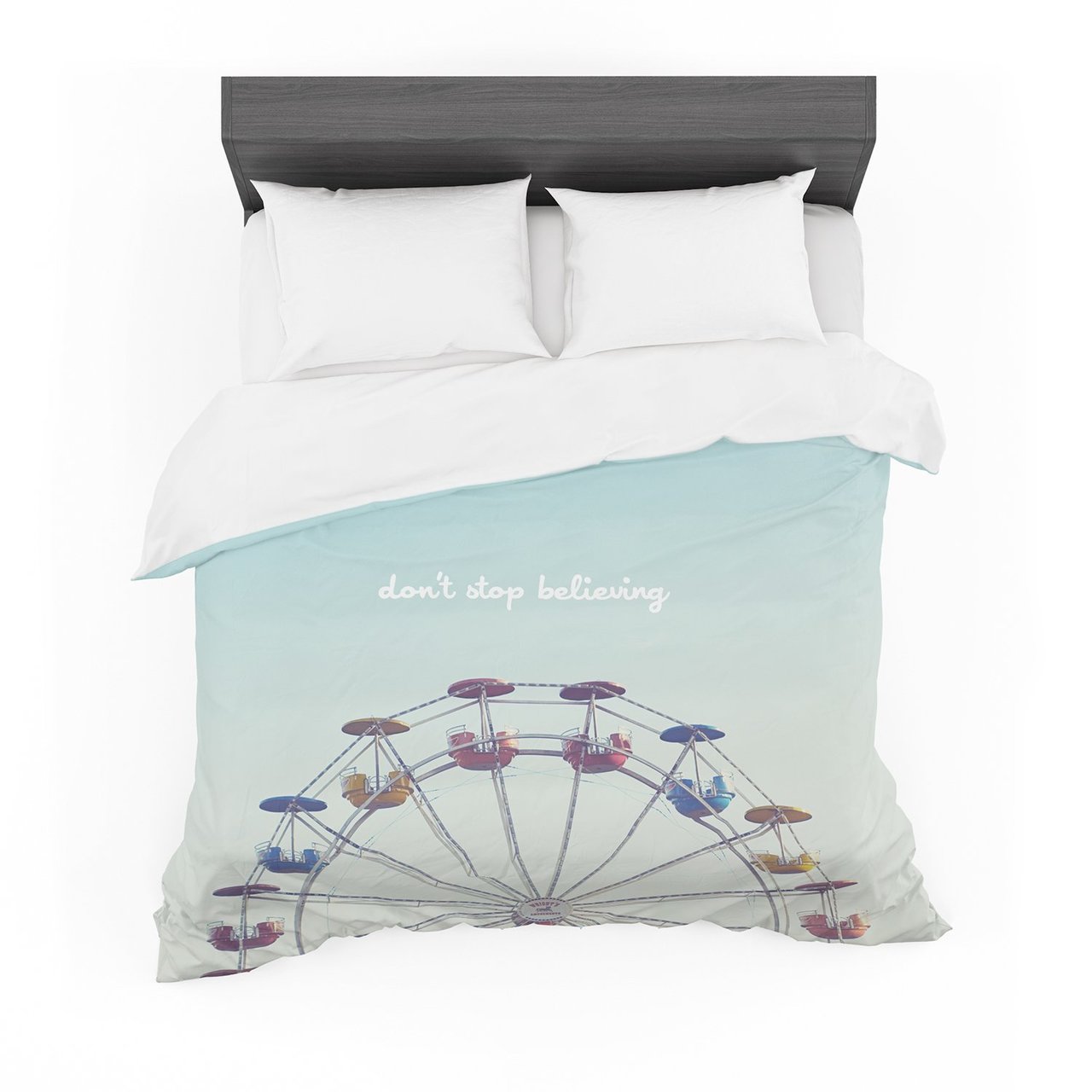Libertad Leal ‘Don’ttop Believing’ Ferris Wheel Cotton3D Customized Duvet Cover Bedding Sets