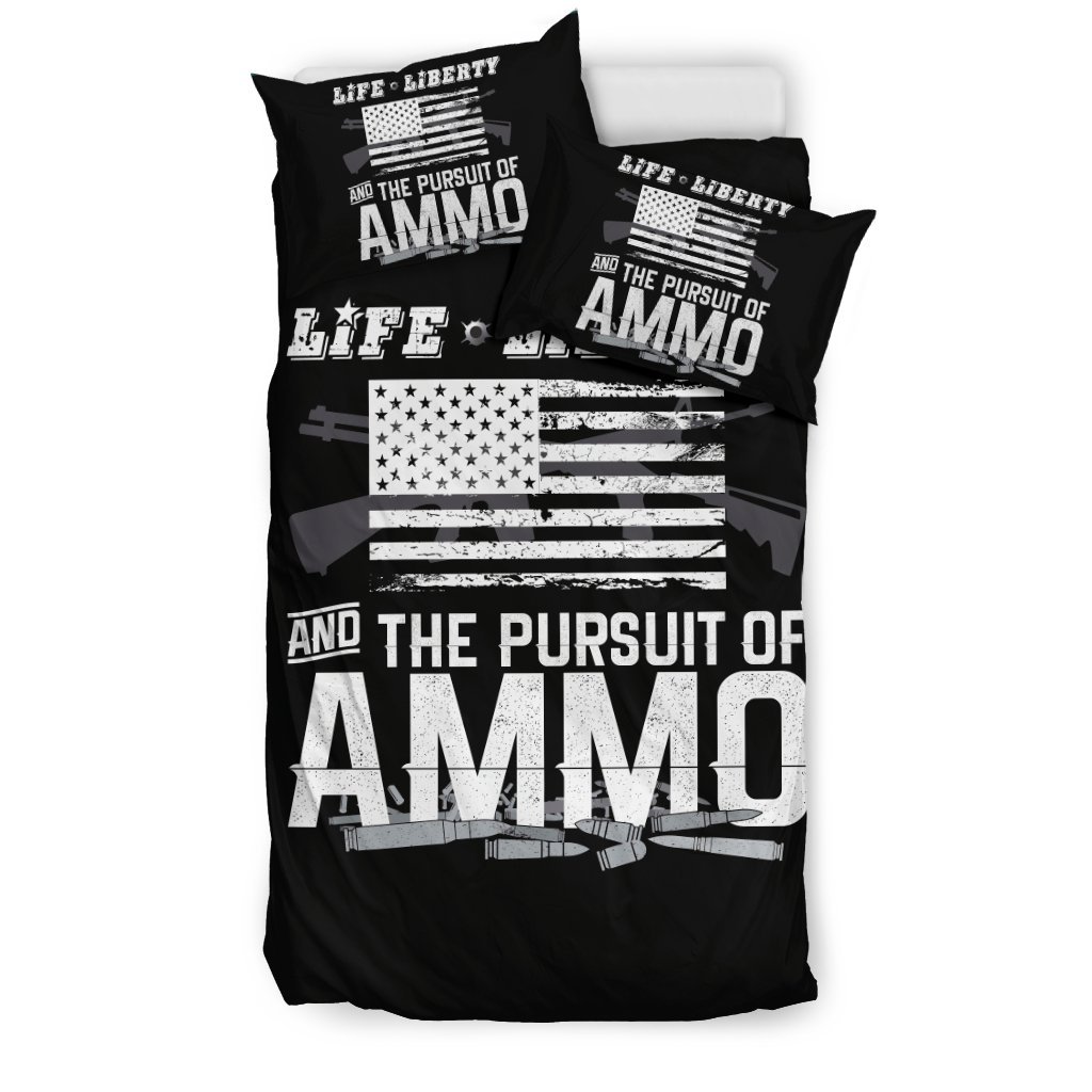 Life Liberty and the Pursuit of Ammo 3D Customized Duvet Cover Bedding Sets