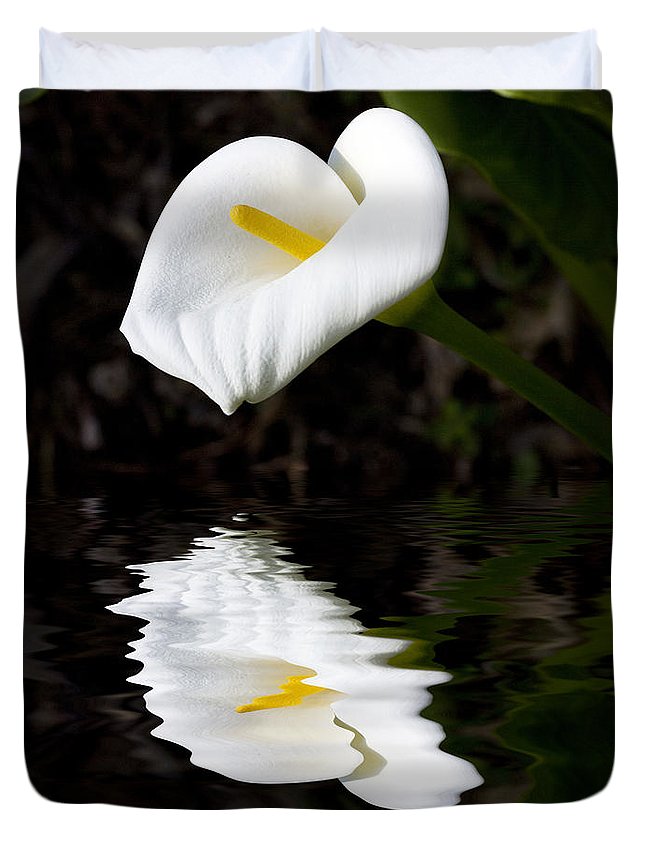 Lily Reflection 3D Customized Duvet Cover Bedding Sets