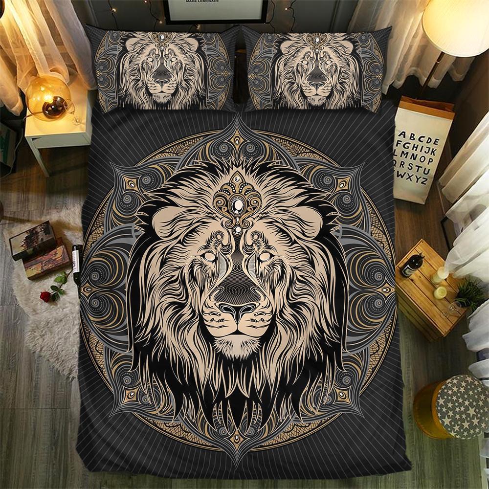 Lion Collection 0904113D Customized Duvet Cover Bedding Sets