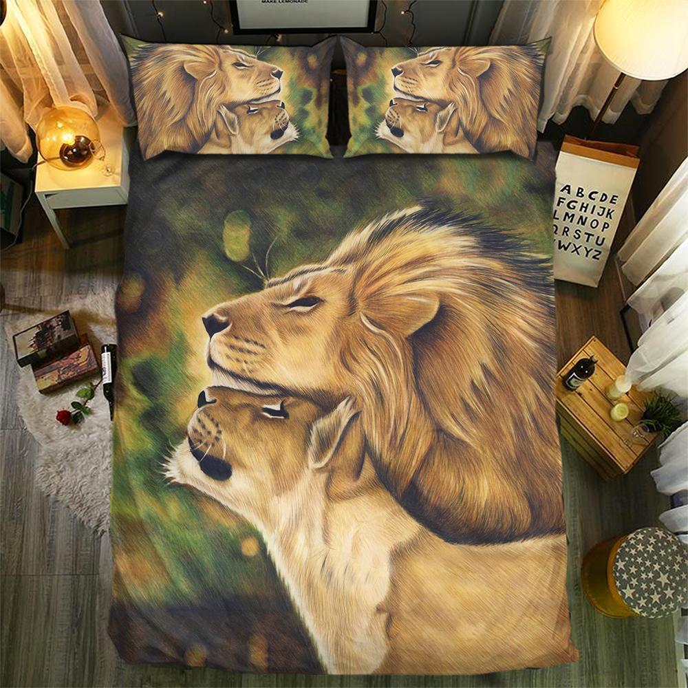 Lion Collection 0904173D Customized Duvet Cover Bedding Sets