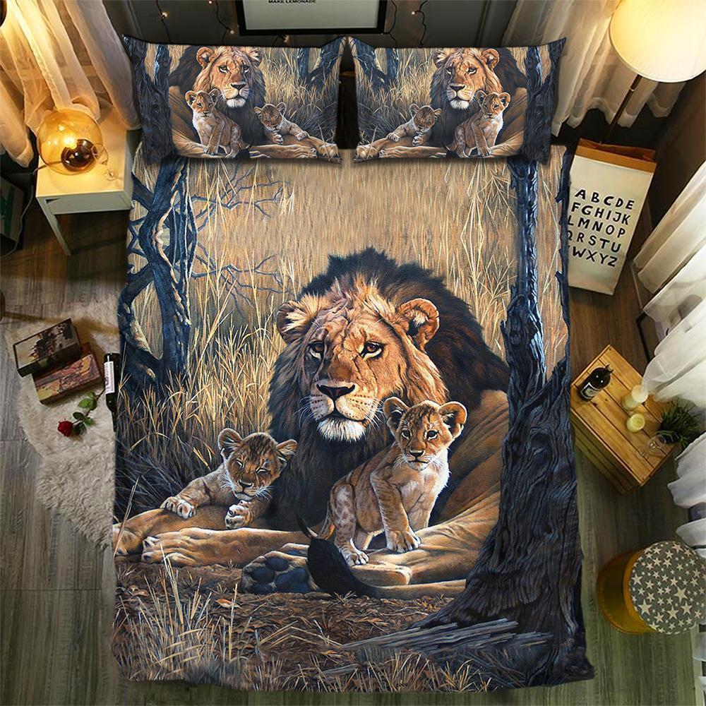 Lion Collection 0904193D Customized Duvet Cover Bedding Sets