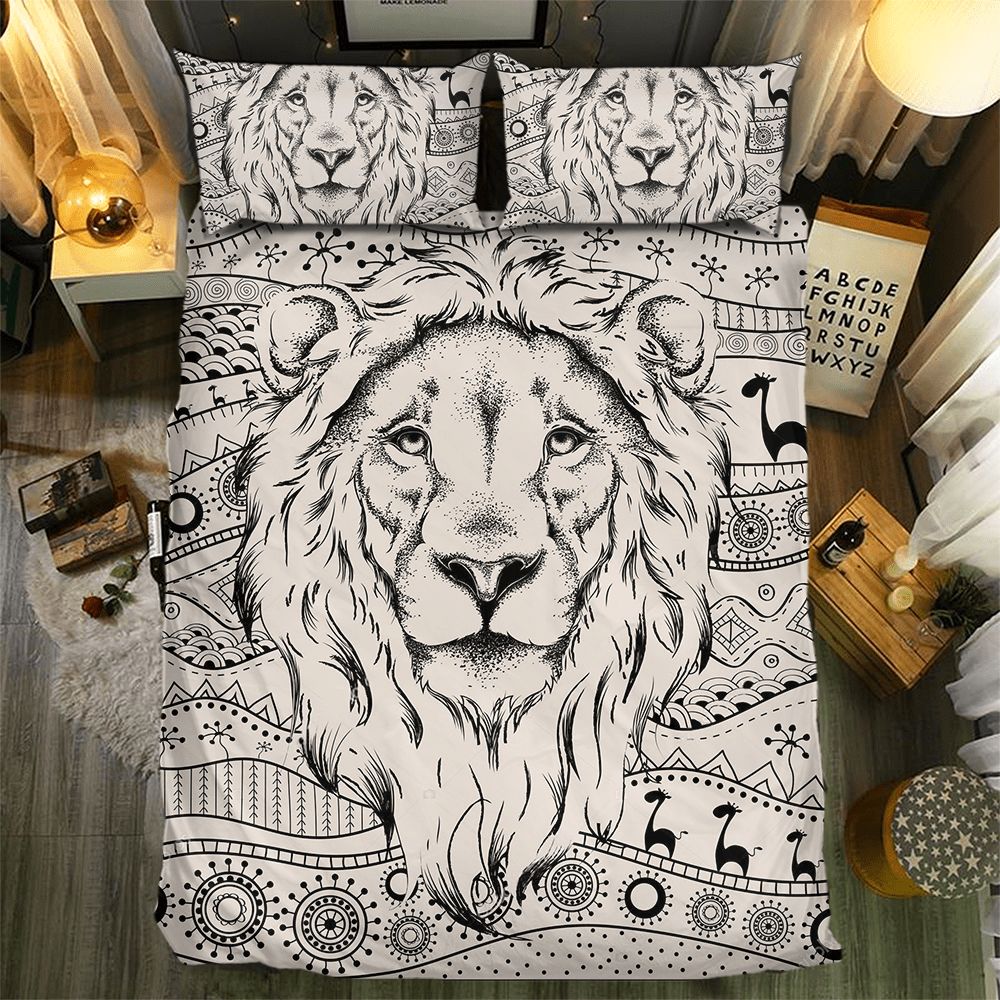 Lion Collection 0907193D Customized Duvet Cover Bedding Sets