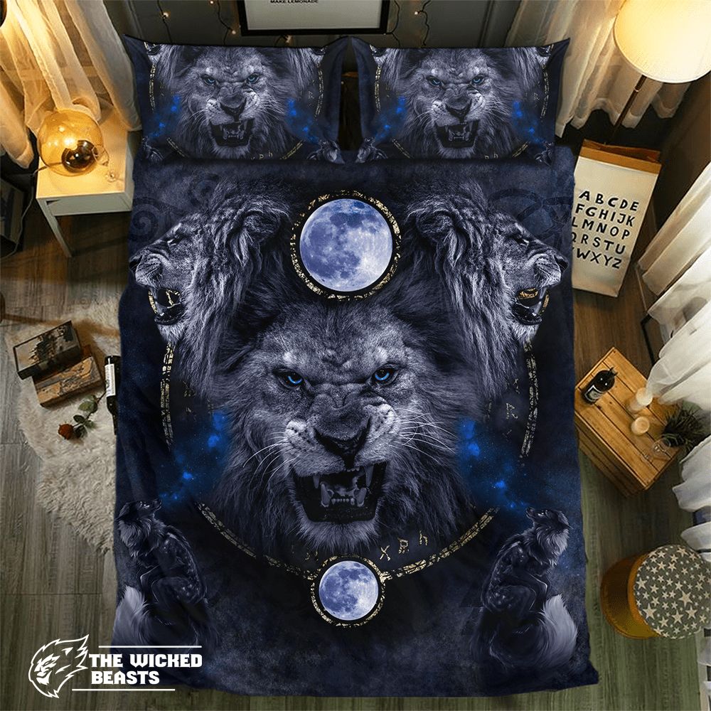 Lion Collection 092113D Customized Duvet Cover Bedding Sets