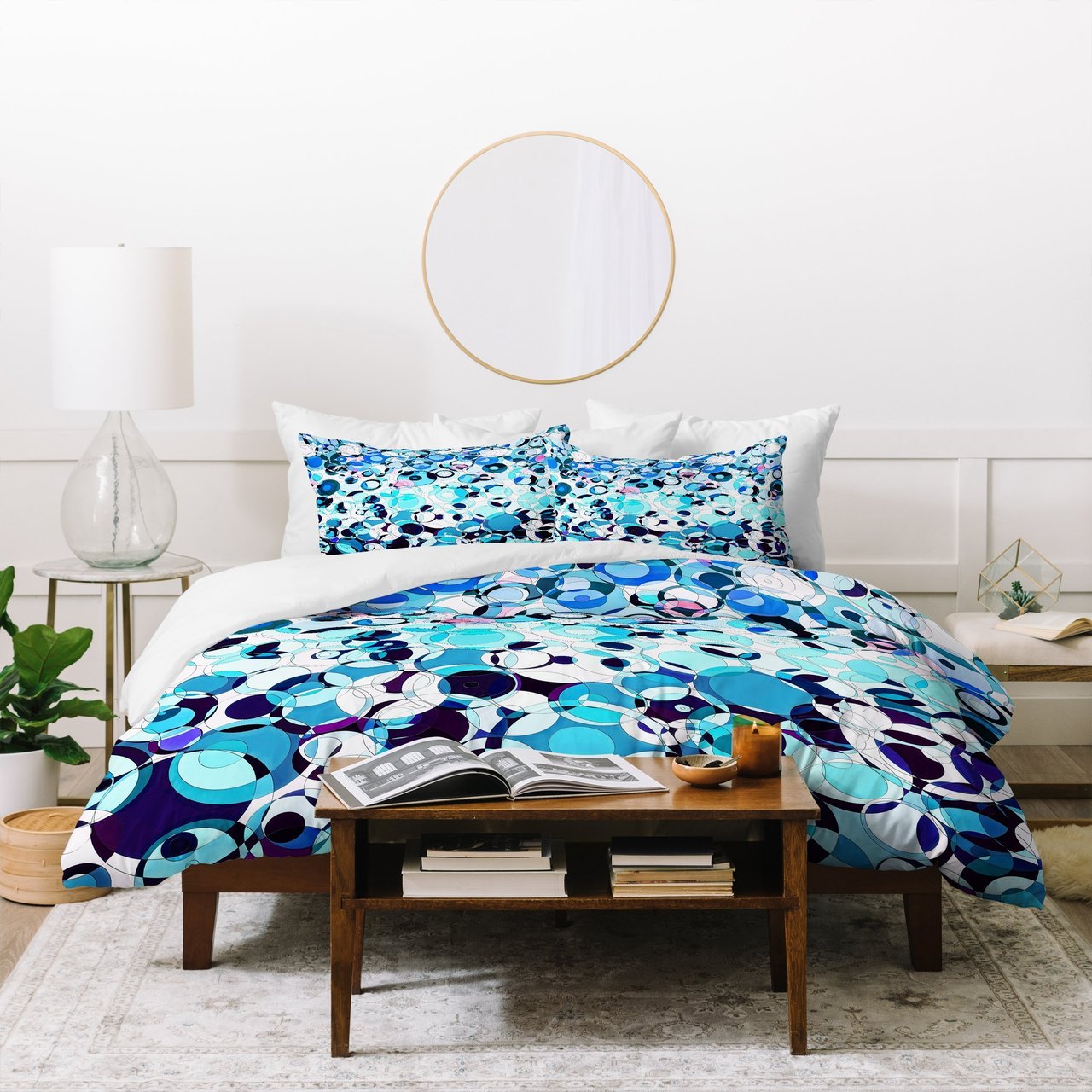 Lisa Argyropoulos Aria In Aquatic Duvet Cover