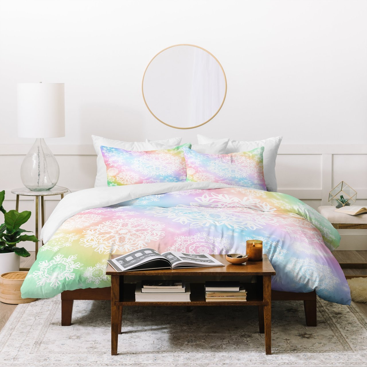 Lisa Argyropoulos Aurora Frost Duvet Cover