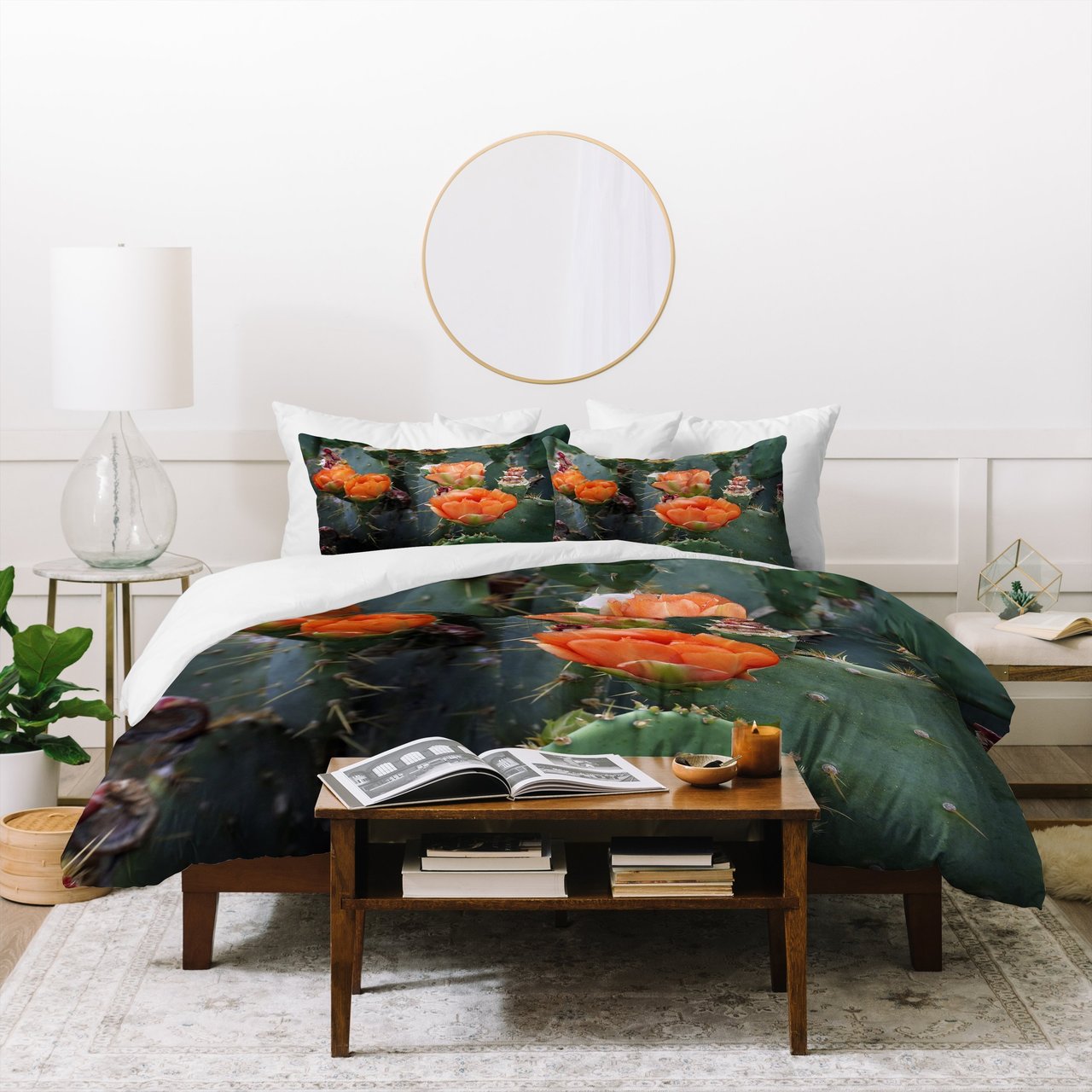 Lisa Argyropoulos Blooming Prickly Pear Duvet Cover