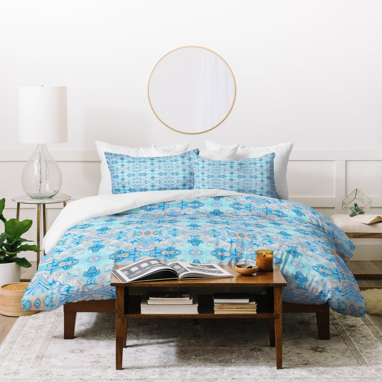 Lisa Argyropoulos Bohemian Blue Duvet Cover