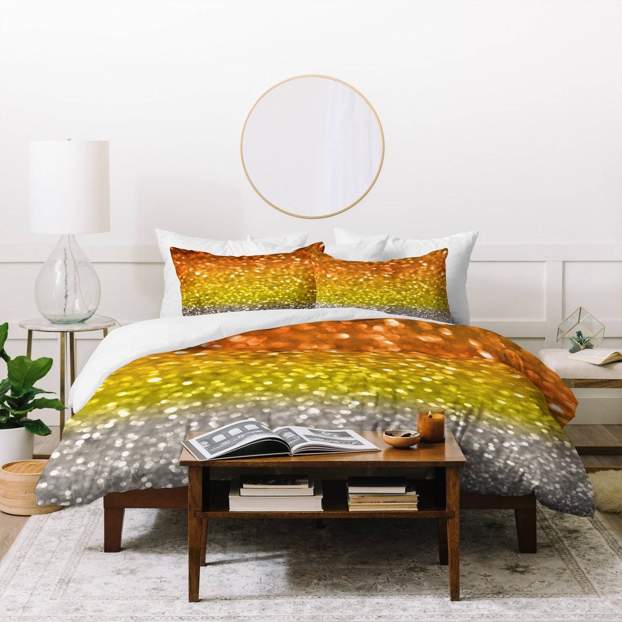 Lisa Argyropoulos Candy Corn Bokeh Duvet Cover Bedding Sets