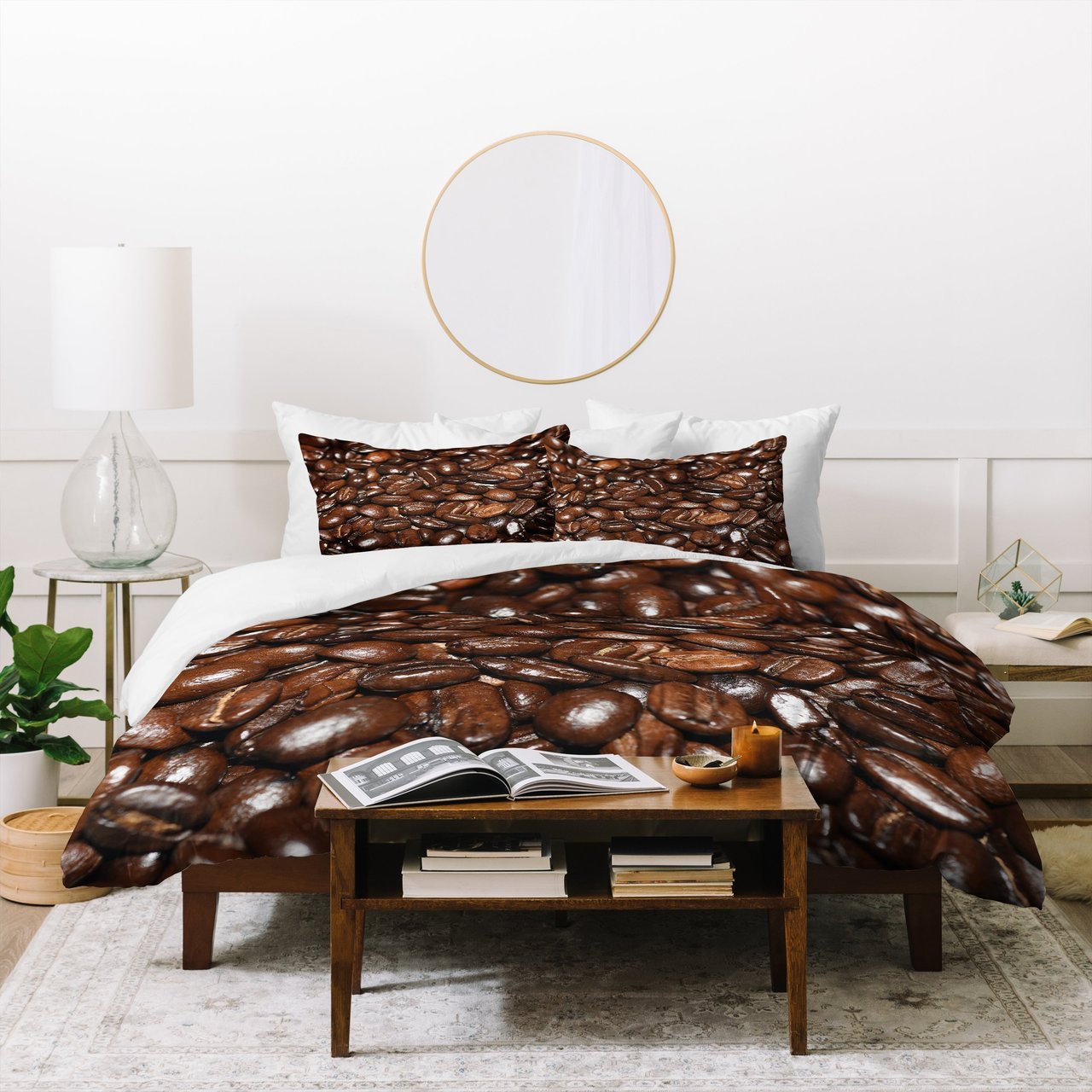 Lisa Argyropoulos Coffee Duvet Cover