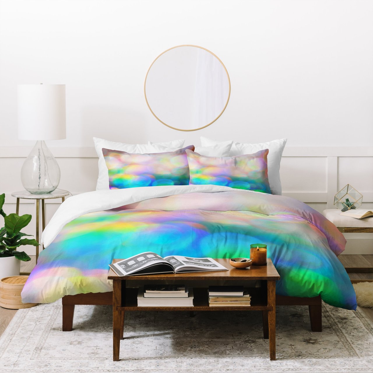 Lisa Argyropoulos Color Me Happy Duvet Cover