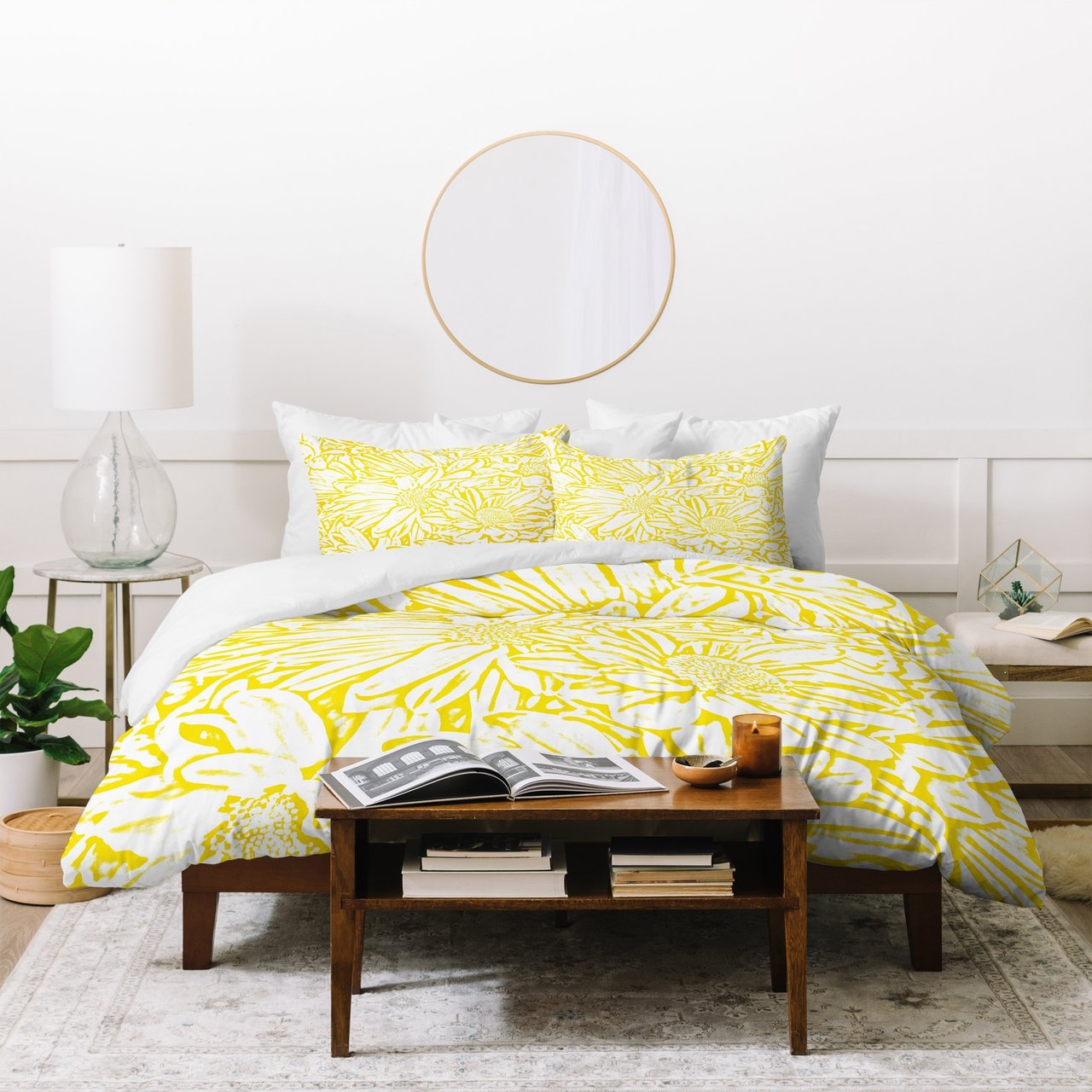 Lisa Argyropoulos Daisy Daisy In Golden Sunshine Duvet Cover Bedding Sets