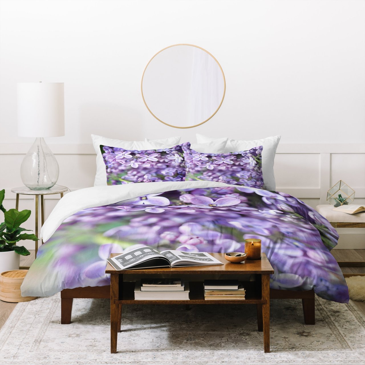 Lisa Argyropoulos Dreamy Lilacs Duvet Cover