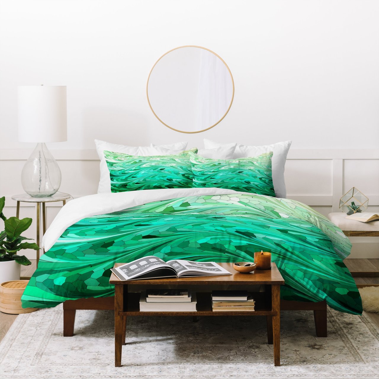 Lisa Argyropoulos Emerald Sea Duvet Cover
