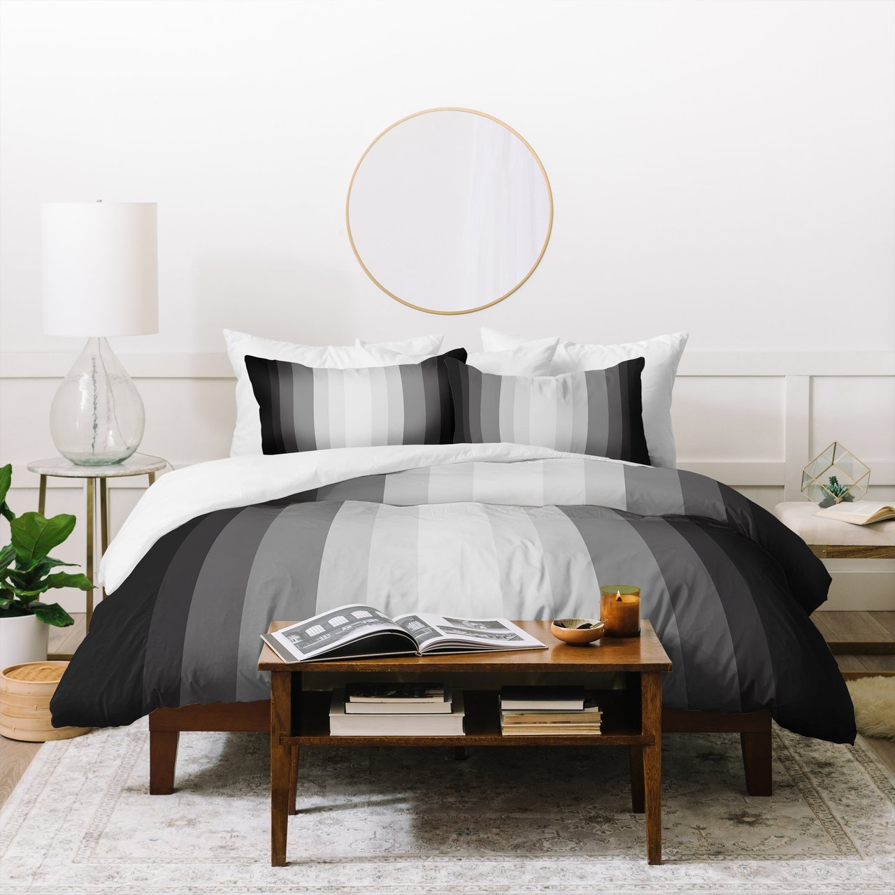 Lisa Argyropoulos Gray Matter Duvet Cover