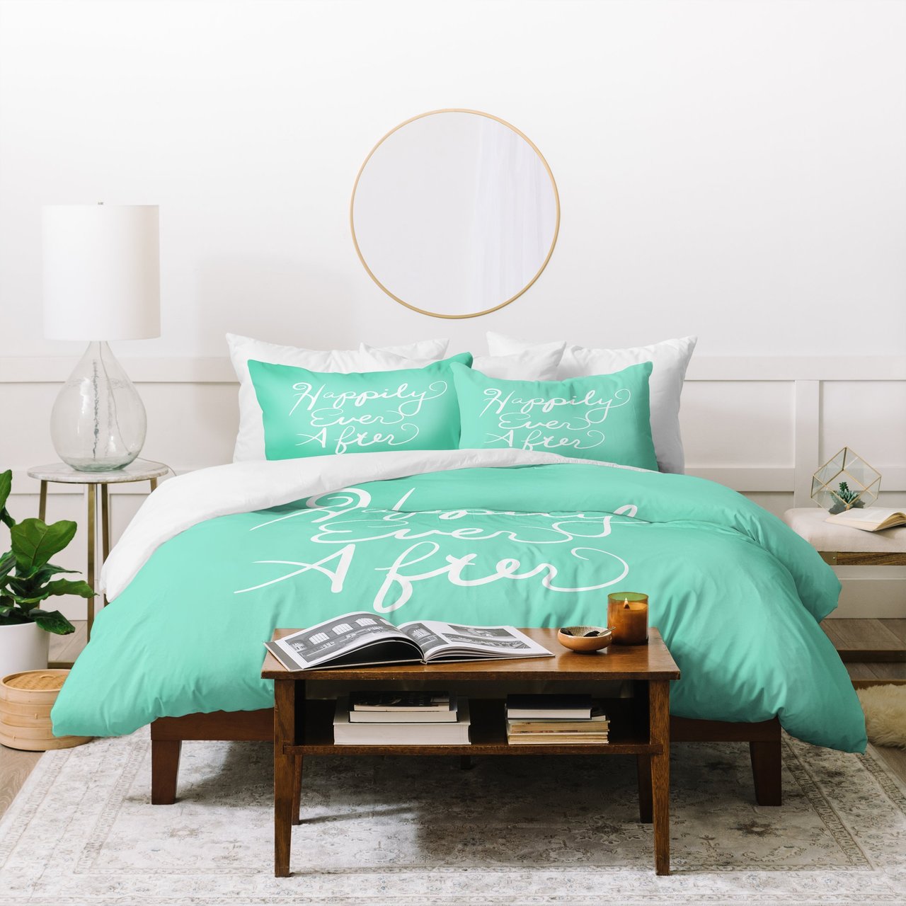 Lisa Argyropoulos Happily Ever After Aquamint Duvet Cover Bedding Sets