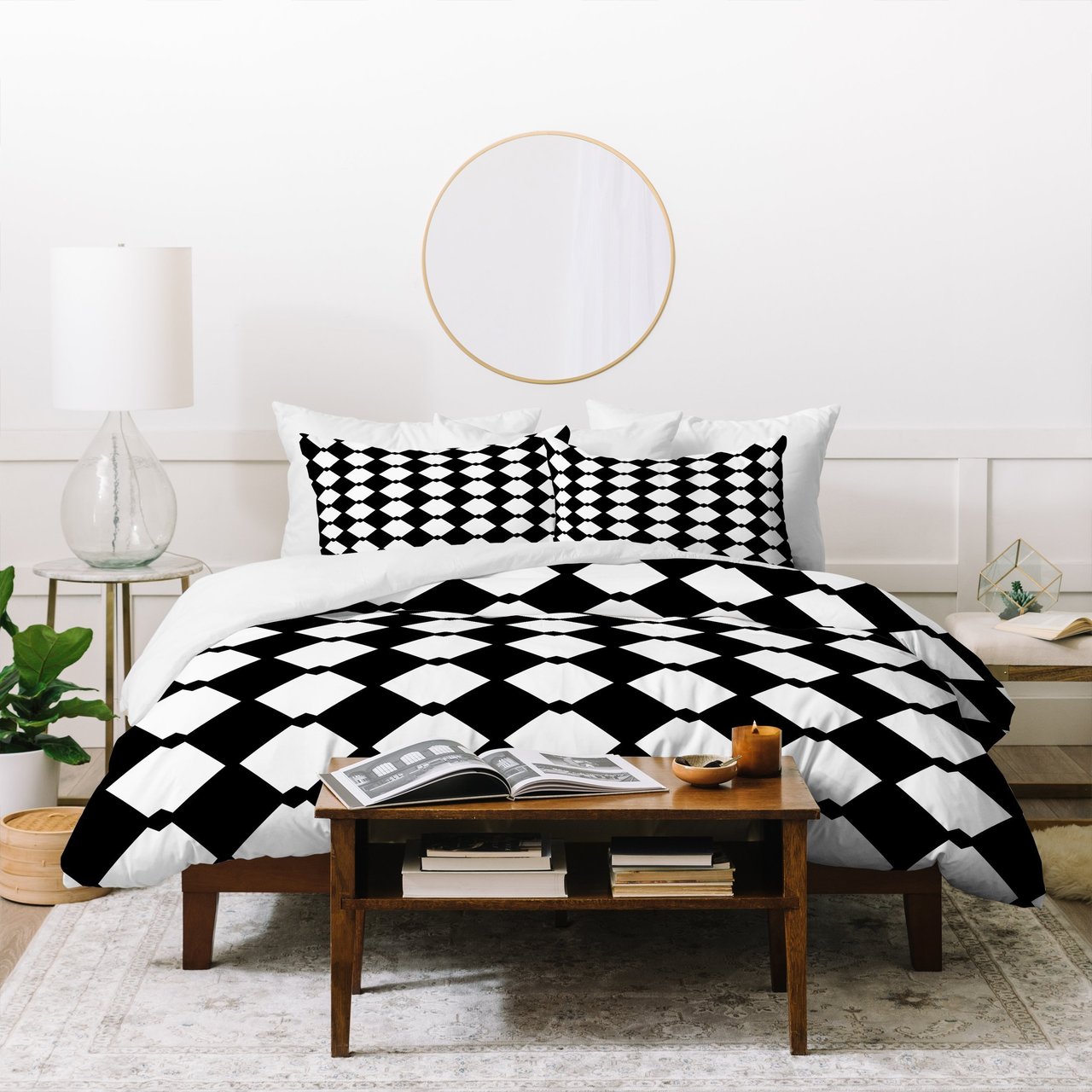 Lisa Argyropoulos Harlequin Diamonds Duvet Cover