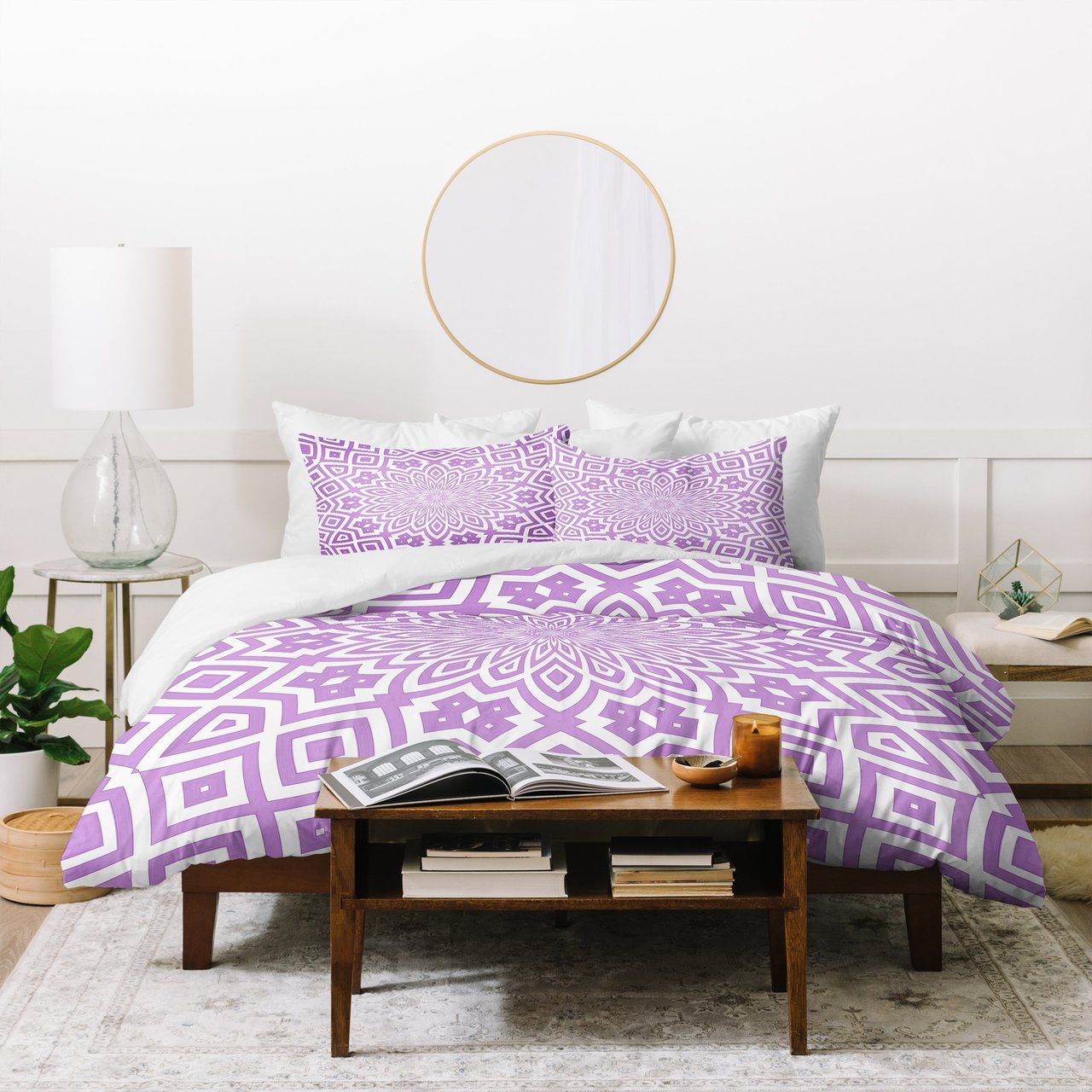 Lisa Argyropoulos Helena Lavender Duvet Cover