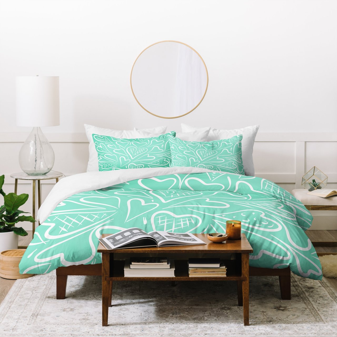 Lisa Argyropoulos Love is in the Air Duvet Cover