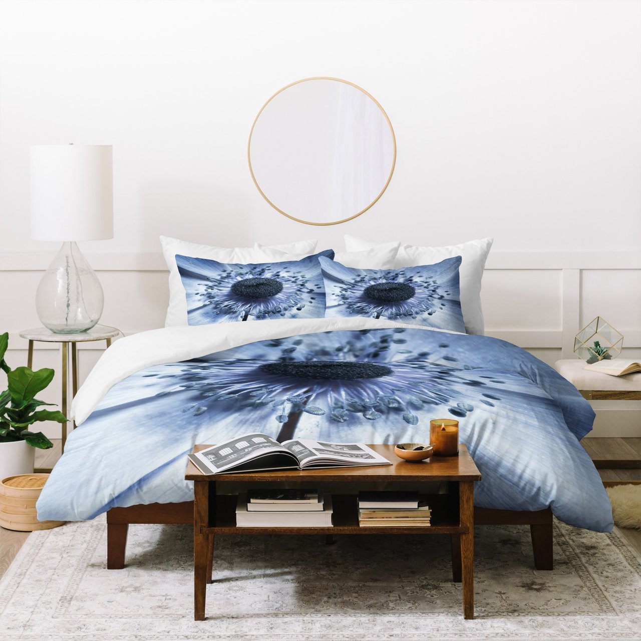 Lisa Argyropoulos Luna Blue Duvet Cover