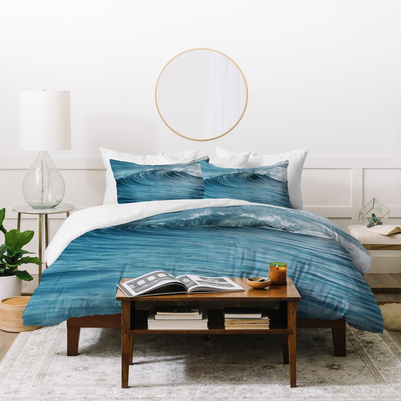 Lisa Argyropoulos Making Waves Duvet Cover