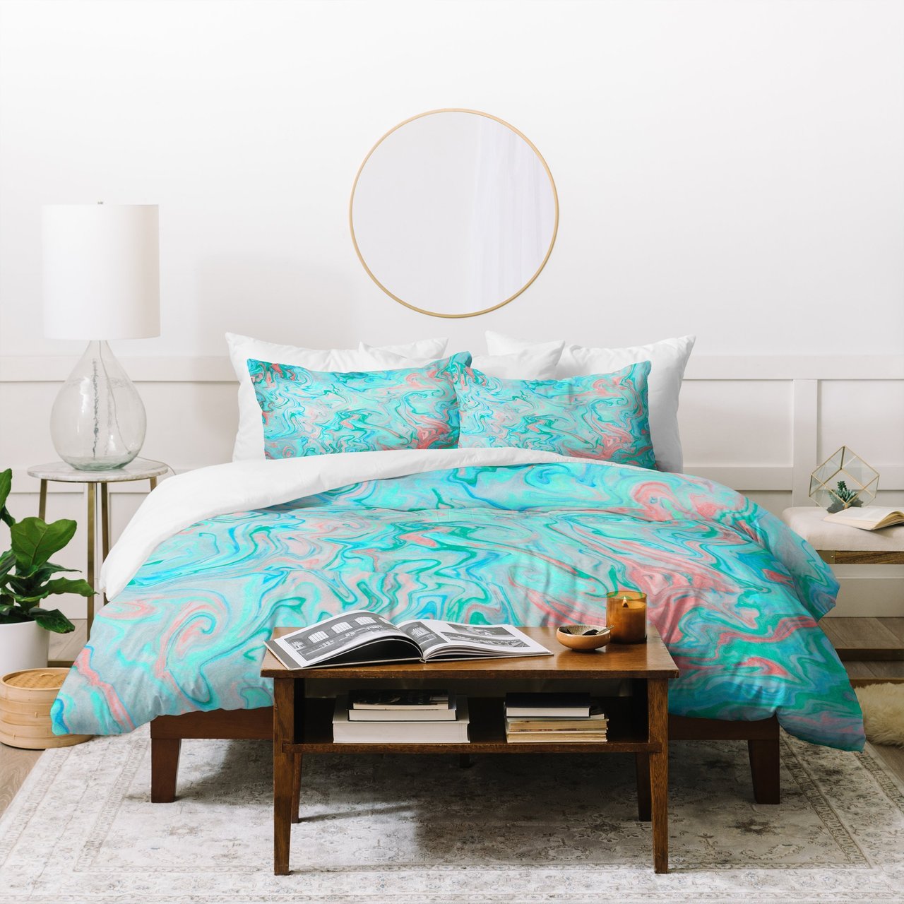 Lisa Argyropoulos Marble Twist Duvet Cover