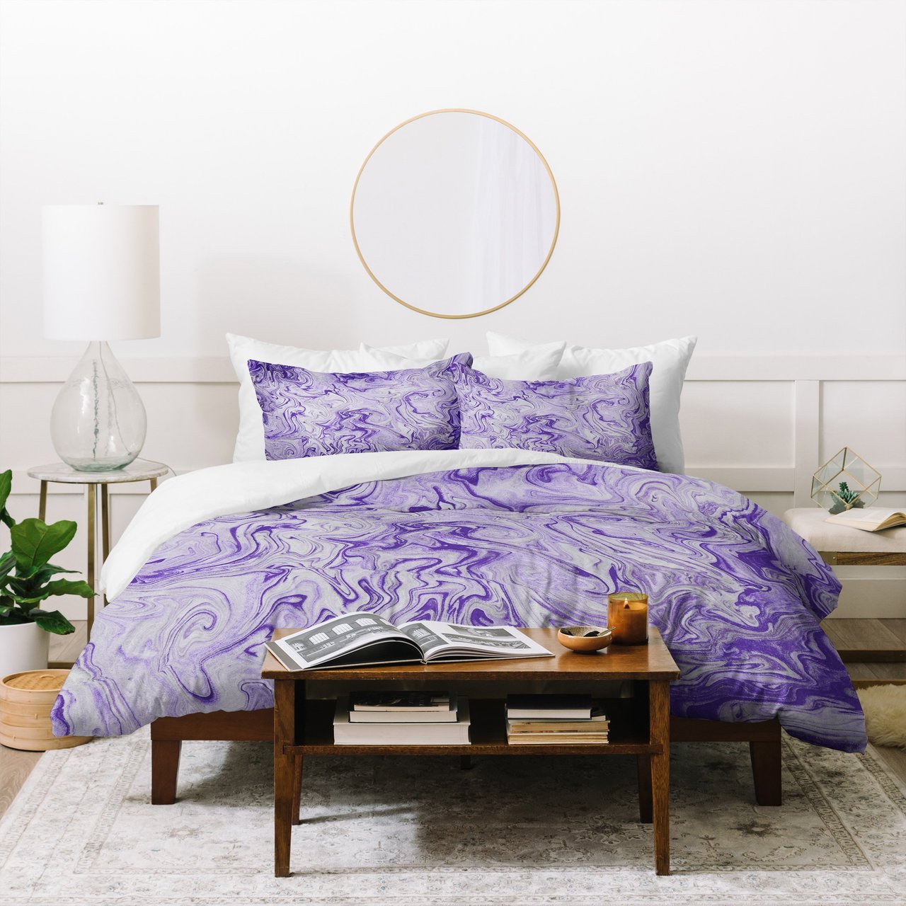 Lisa Argyropoulos Marble Twist XI Duvet Cover