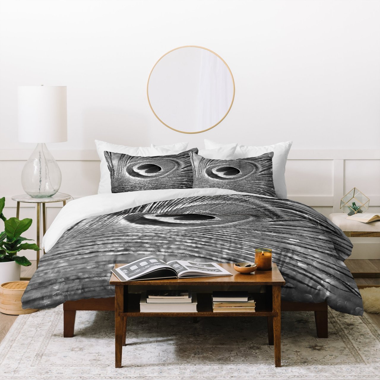 Lisa Argyropoulos Mod Plumage Duvet Cover