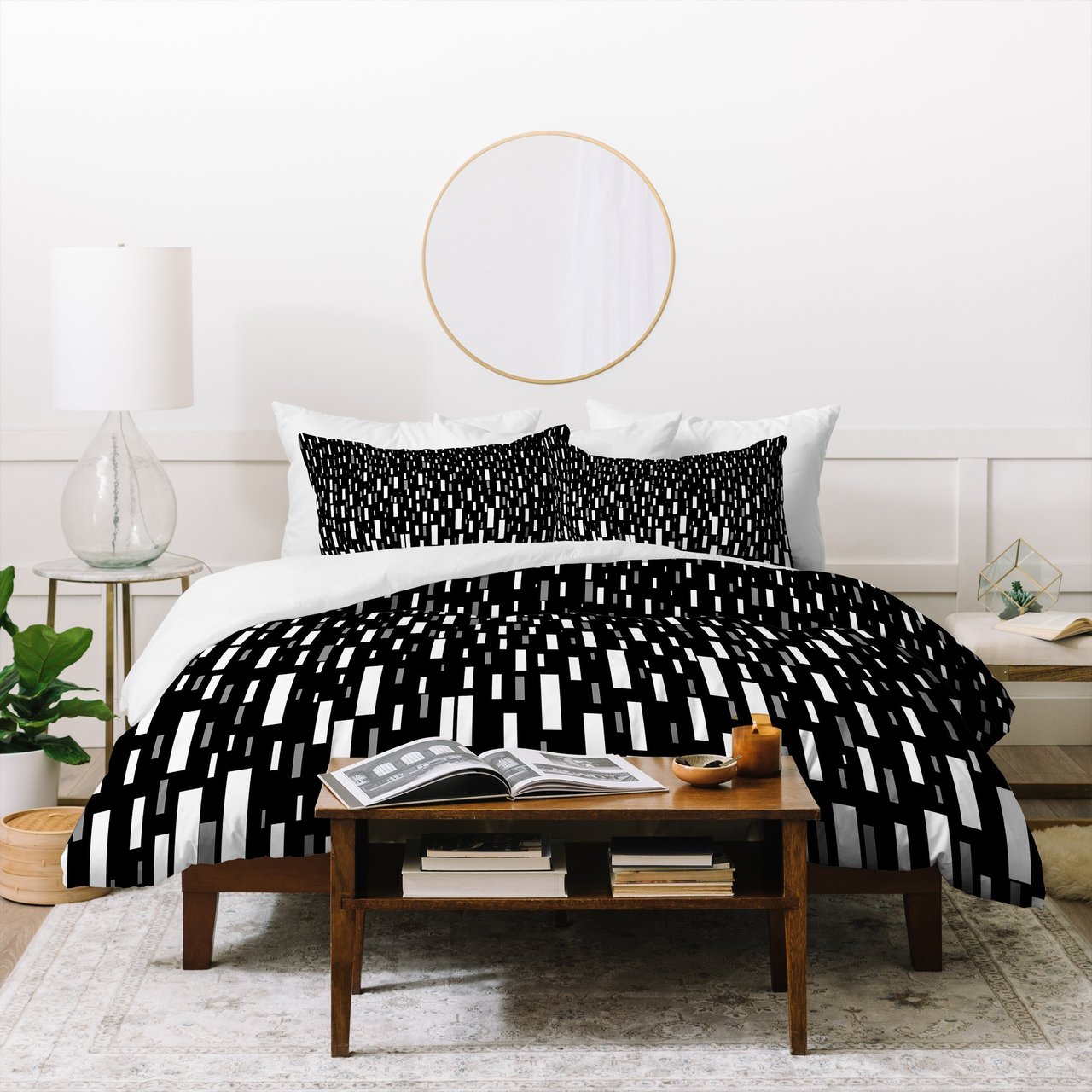 Lisa Argyropoulos Night Terrential Duvet Cover