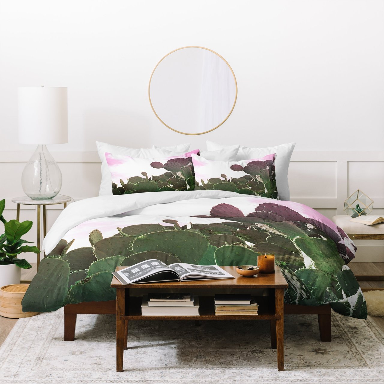 Lisa Argyropoulos Prickly Pink Duvet Cover