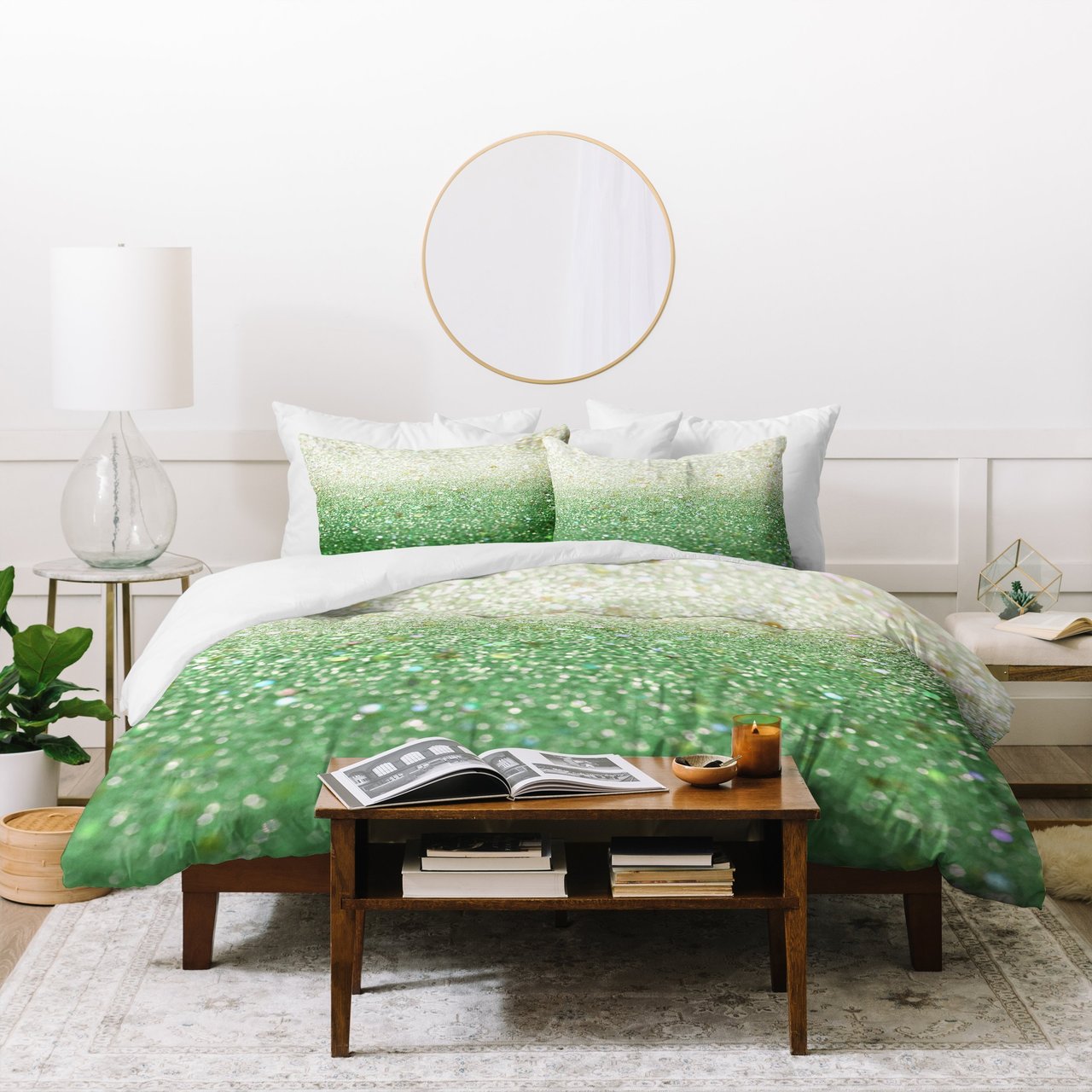 Lisa Argyropoulos Spring Mint Duvet Cover