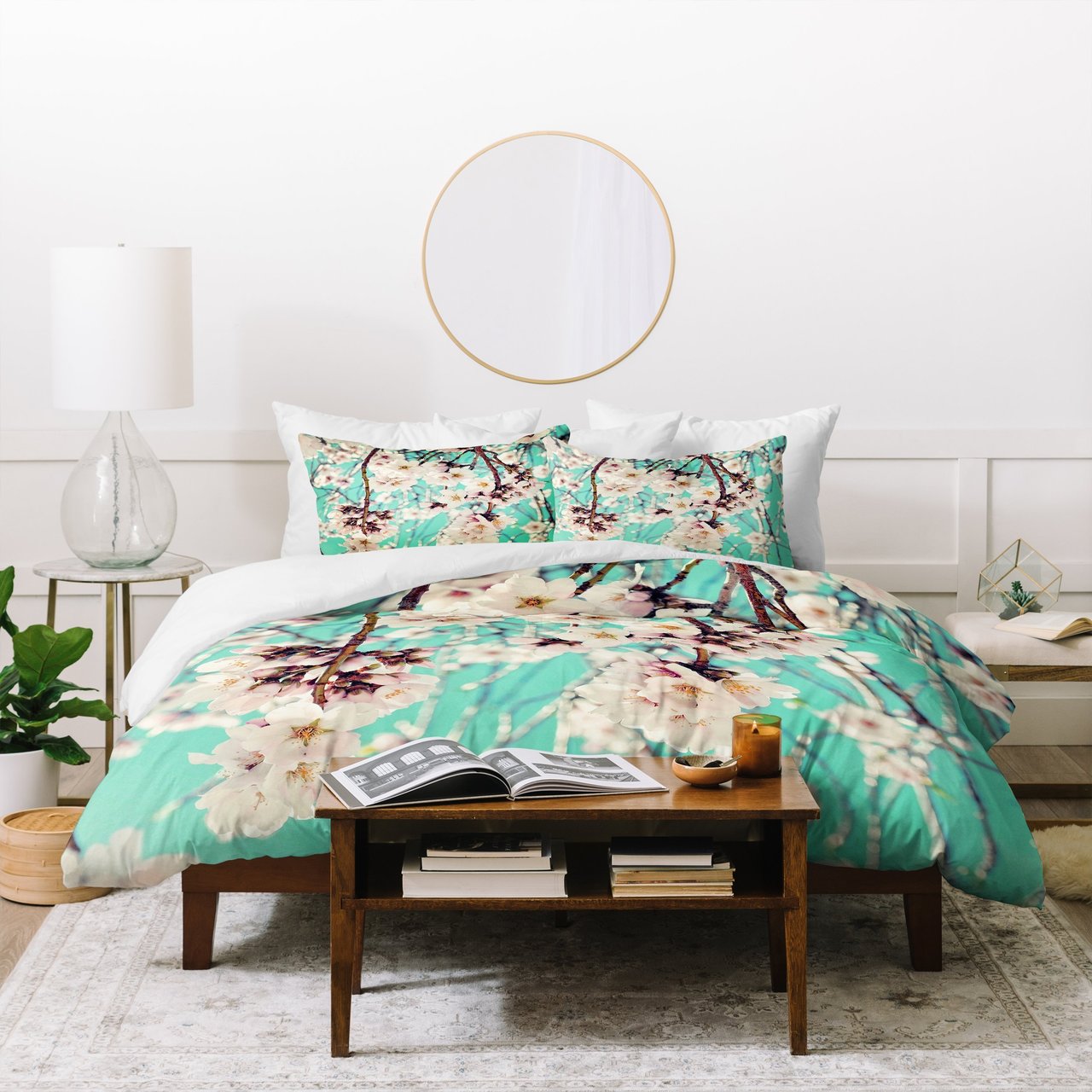 Lisa Argyropoulos Spring Showers Duvet Cover