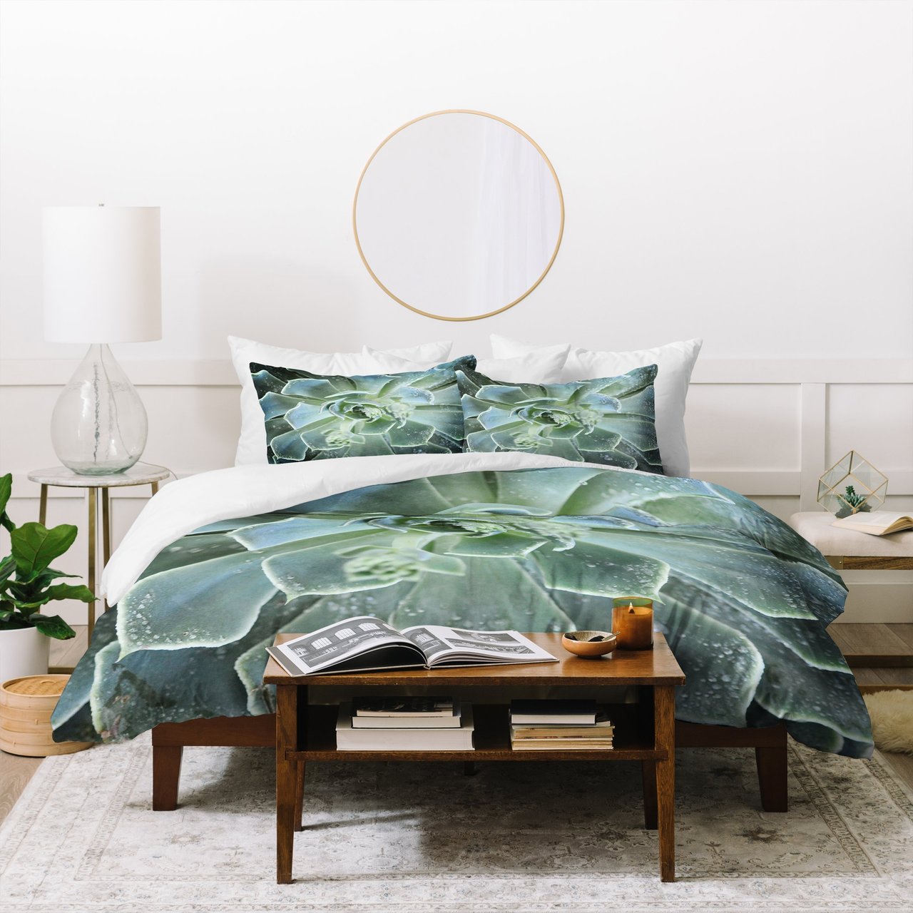 Lisa Argyropoulos Succulents II Duvet Cover