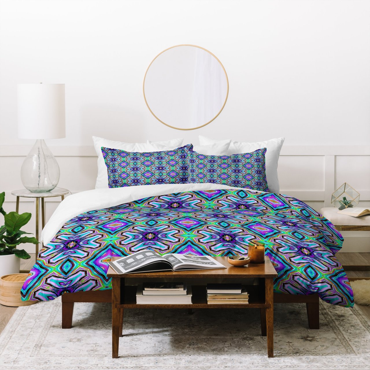 Lisa Argyropoulos Violetta Duvet Cover