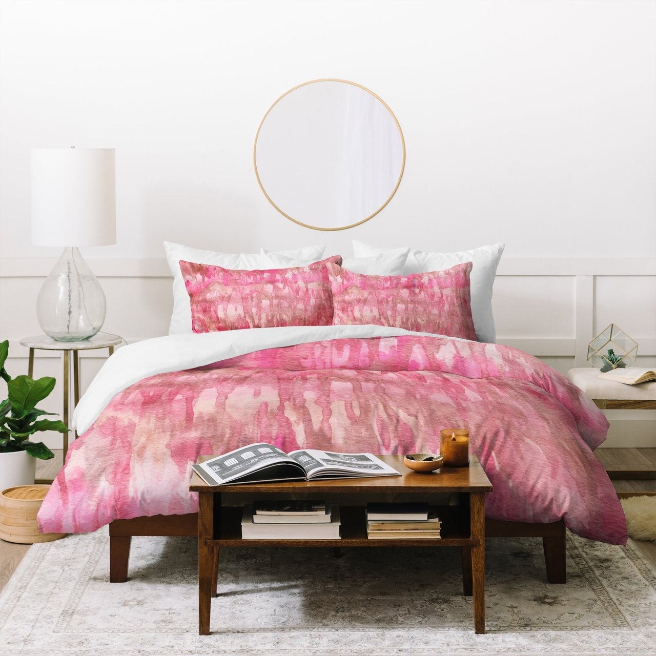 Lisa Argyropoulos Watercolor Blushes Duvet Cover Bedding Sets