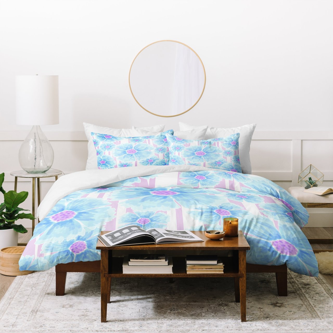 Lisa Argyropoulos Watercolor Spring Duvet Cover