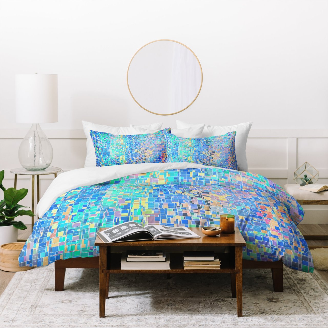 Lisa Argyropoulos When Oceans Collide Duvet Cover