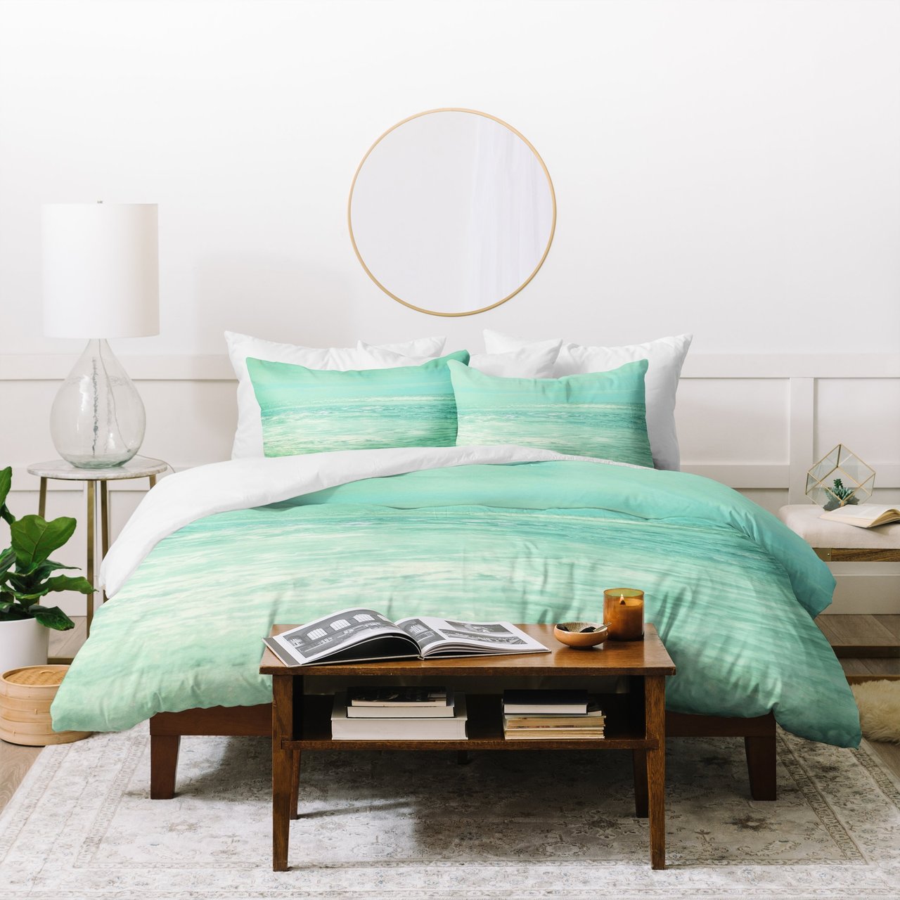 Lisa Argyropoulos Where Ocean Meets Sky Duvet Cover