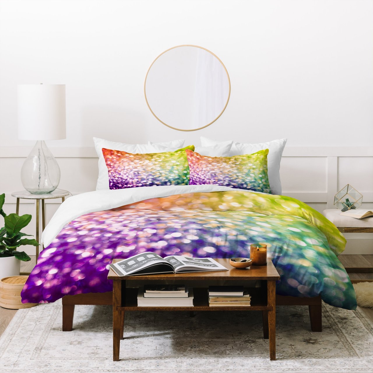 Lisa Argyropoulos Whirlwind Bokeh Duvet Cover