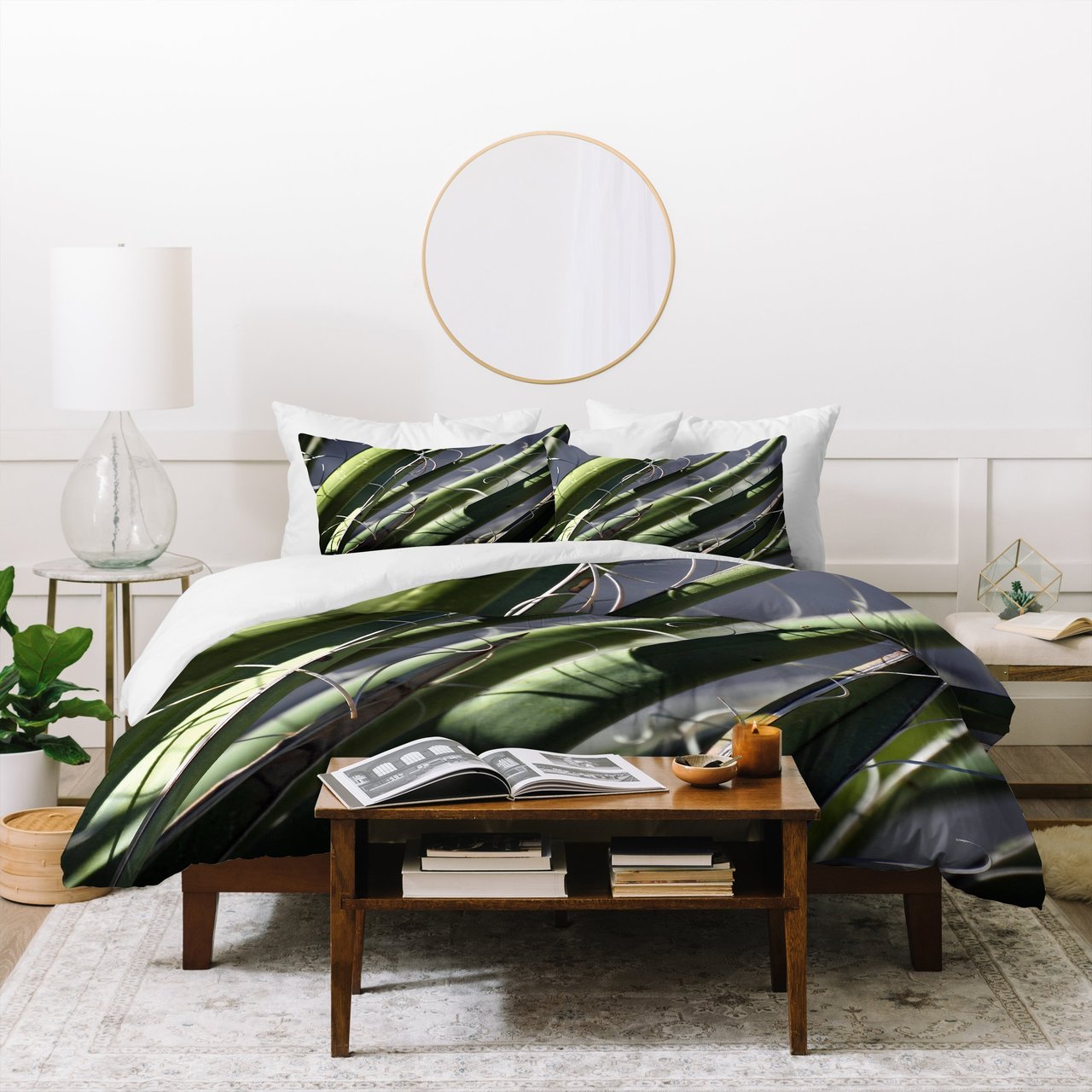 Lisa Argyropoulos Wiry Yucca Duvet Cover