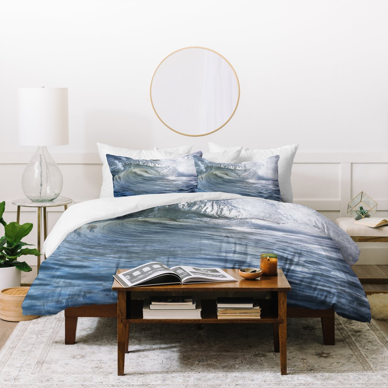 Lisa Argyropoulos Within the eye Blue Duvet Cover