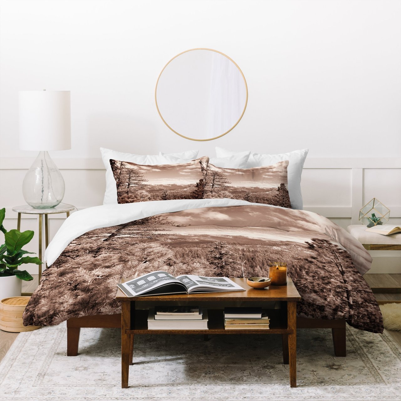 Lisa Argyropoulos Yosemite View Warm Sepia Duvet Cover