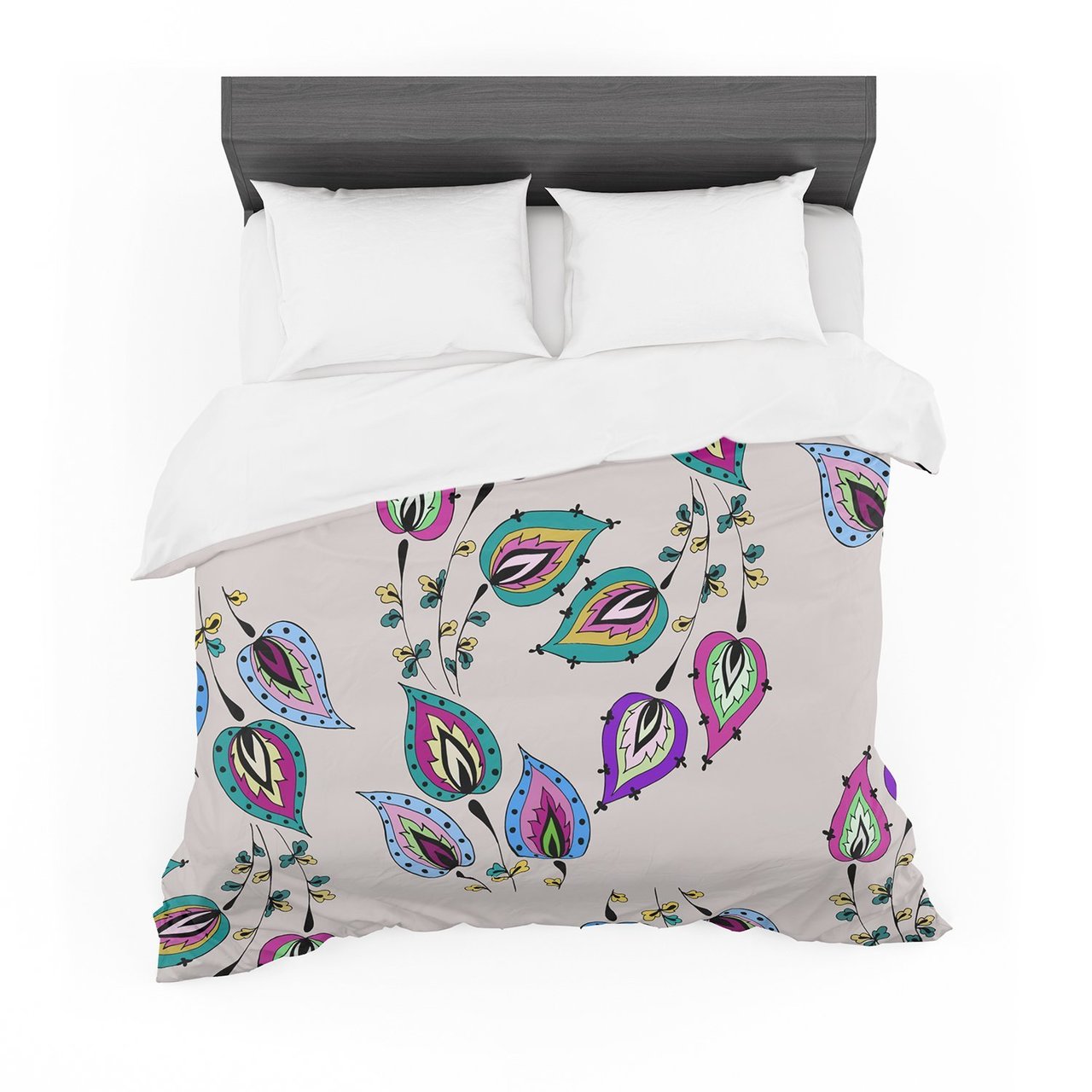 Louise ‘Leave’ Pink Featherweight3D Customized Duvet Cover Bedding Sets